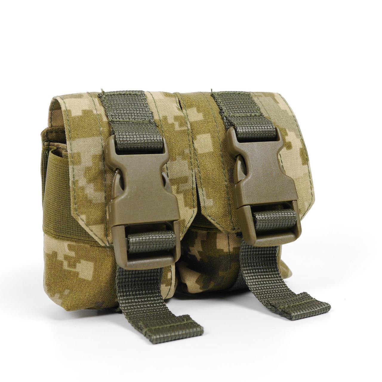 Подсумок под 2 гранаты Kiborg Пиксельный (1749181729) Подсумок под 2 гранаты Kiborg Пиксельный (1749181729)