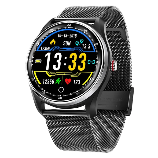 Смарт-часы Smart Watch MX9 с тонометром Черный