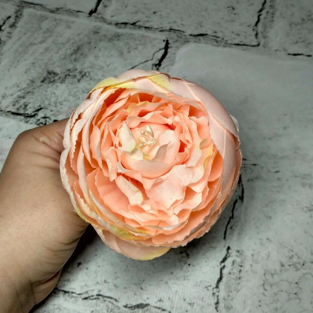 Искусственная головка Роза пионовидная диаметр 8 см Светло-розовый (8502-0072) - фото 3 Искусственная головка Роза пионовидная диаметр 8 см Светло-розовый (8502-0072) - фото 3