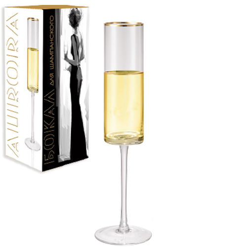 Набор бокалов для шампанского SNT Aurora 180 мл 4 шт. (7051-00)