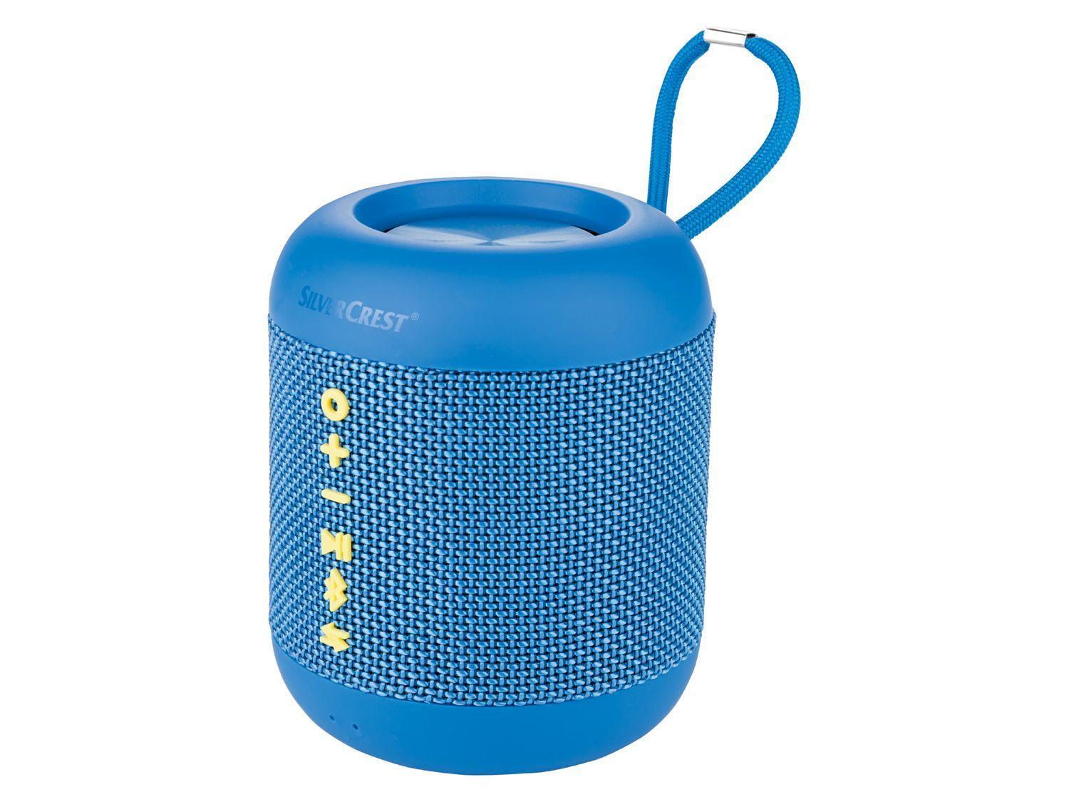 Колонка портативная Bluetooth Silver Crest 5W 20 ч IPX7 Синий Колонка портативная Bluetooth Silver Crest 5W 20 ч IPX7 Синий