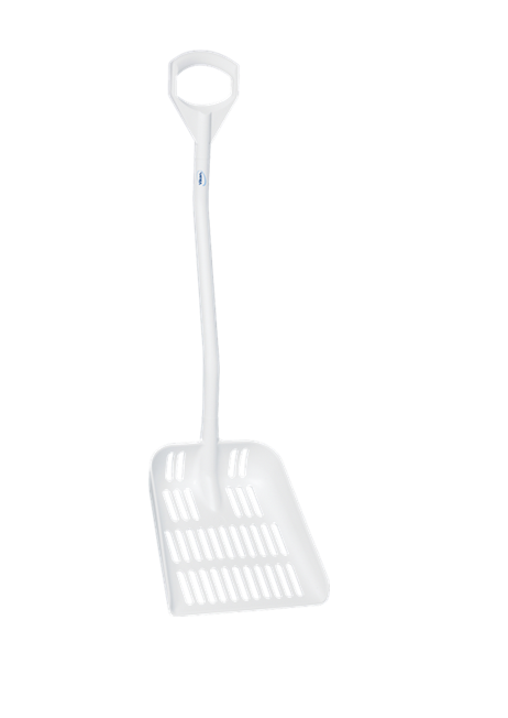 Лопата полипропиленовая Vikan с перфорированным полотном 350 мм Белый (56035)