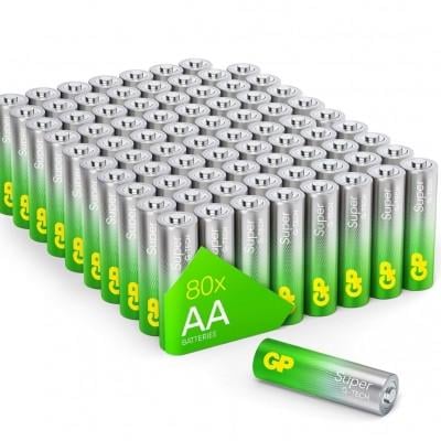 Батарейка GP Super Alkaline AA LR6 пак 80 шт.