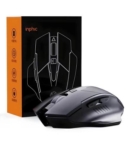 Миша бездротова INPHIC F1 з USB 2.4Gz акумулятором 1600 DPI Чорний - фото 9