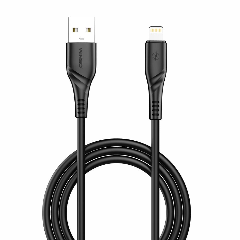 Кабель Winso Pro USB to Lightning PVC 1 м Черный (221102B)
