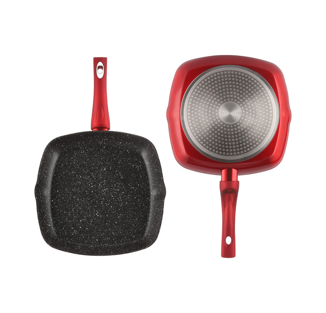 Сковорода гриль Edenberg EB-7414 28 см - фото 4