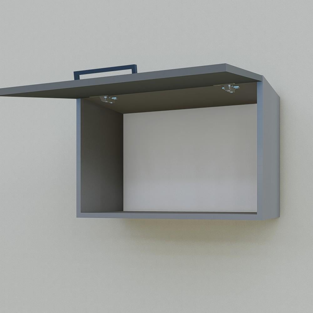 Шафа навісна Opendoors МП2 для кухні під витяжку 600 мм Графітовий/Антрацитовий (МП2/11) - фото 3 Шафа навісна Opendoors МП2 для кухні під витяжку 600 мм Графітовий/Антрацитовий (МП2/11) - фото 3