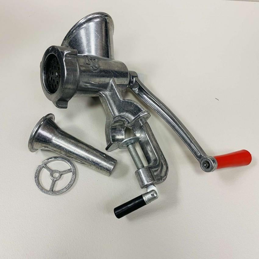 М'ясорубка ручна RS-102 алюмінієва з насадкою для ковбаси (2268906834)