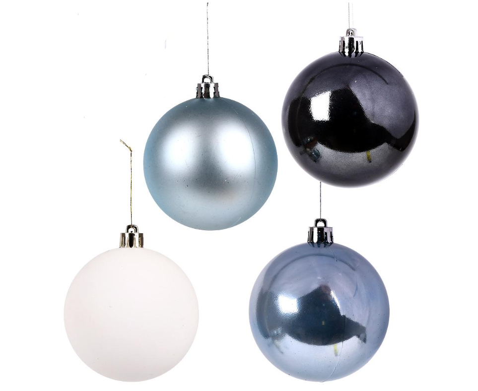 Шарики елочные 8 см 12 шт. (9789) Шарики елочные 8 см 12 шт. (9789)