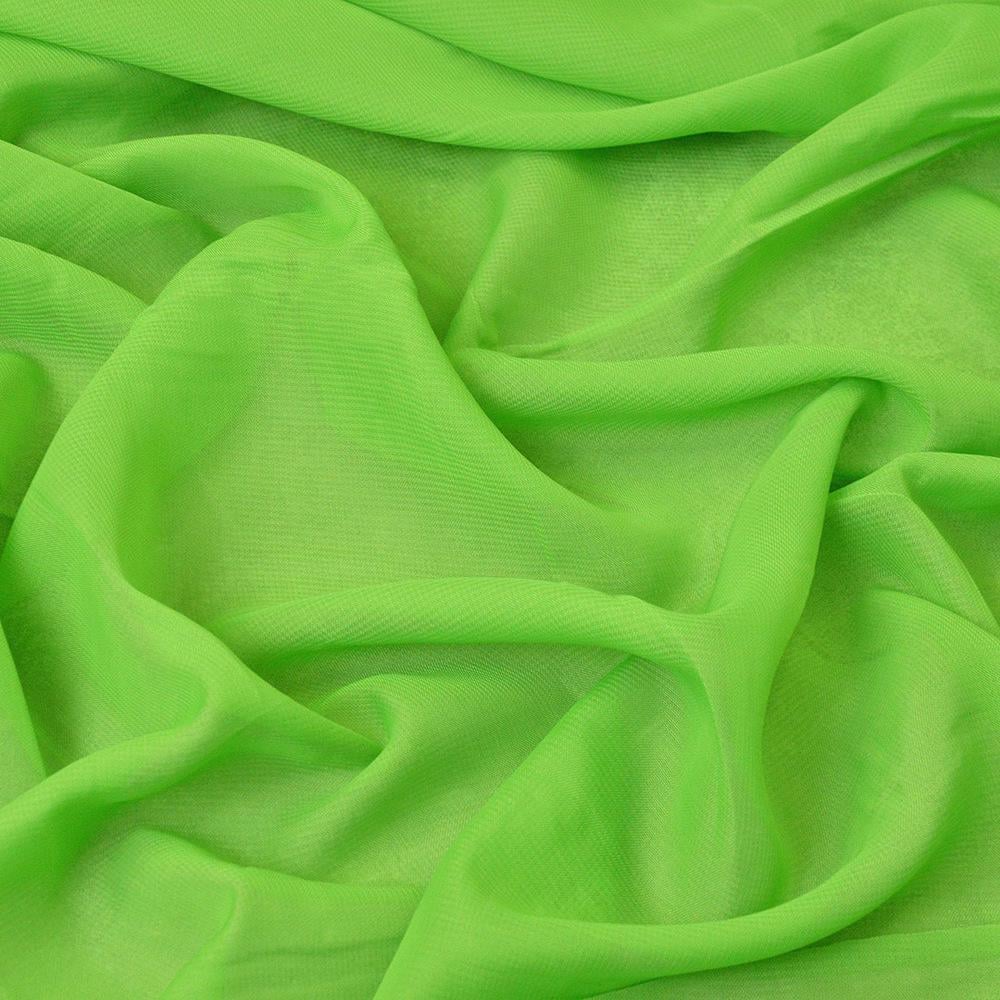 Ткань шифон Мульти Салатовый (16323)