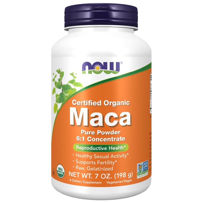 Екстракт маки Now Maca 6:1 Pure Certified Organic 198 g
