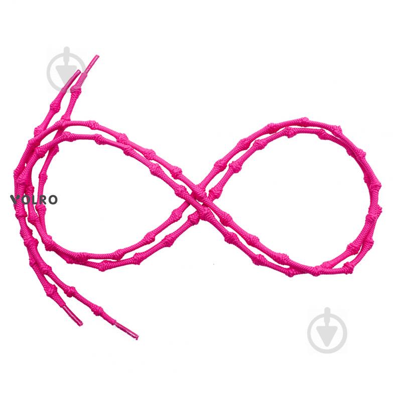 Шнурки для обуви с узелками эластичные VOLRO Розовый (vol-516)