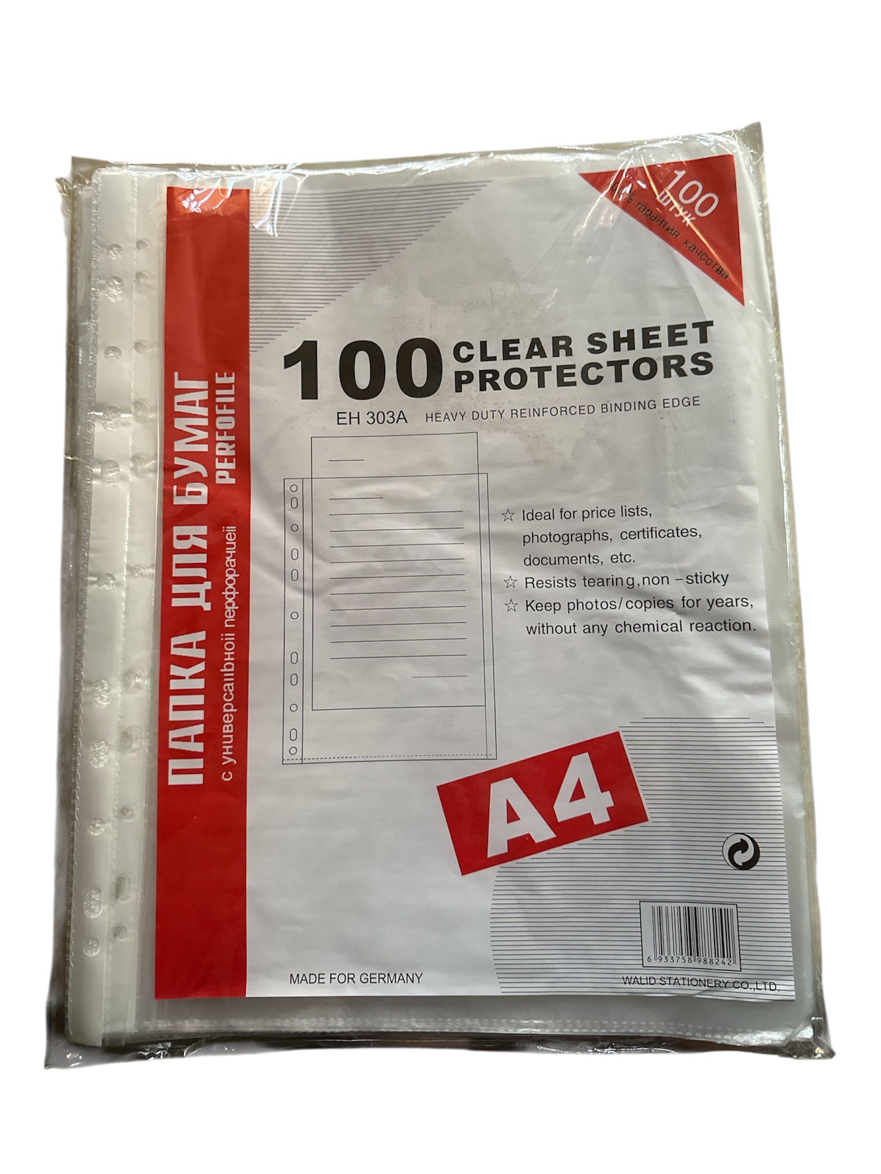 Файлы EH303A А4 40 мкм 100 шт. прозрачные (27775518)