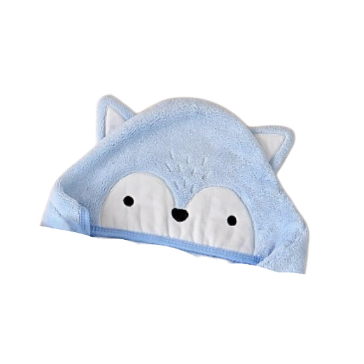 Полотенце-уголок мягкое Koloco детское с капюшоном банное (42361) - фото 1 Полотенце-уголок мягкое Koloco детское с капюшоном банное (42361) - фото 1