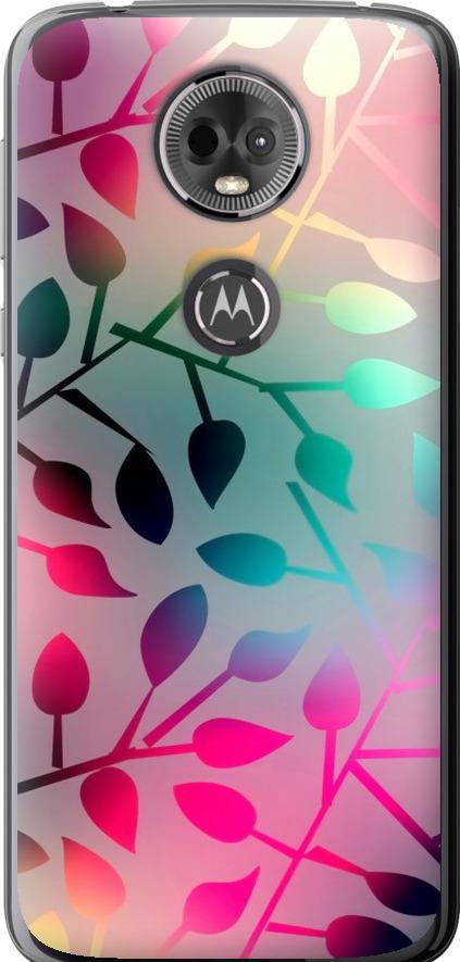 Чехол на Motorola Moto E5 Plus Листья (2235u-1412-42517)