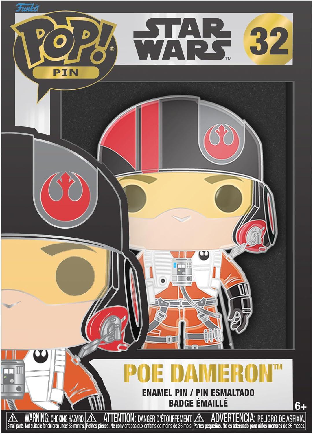 Значок коллекционный Дамерон Funko Pop! Star Wars Poe Dameron Large Enamel Pin высота 10 см (SKU-360) Значок коллекционный Дамерон Funko Pop! Star Wars Poe Dameron Large Enamel Pin высота 10 см (SKU-360)
