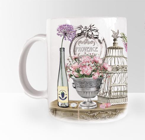 Кружка керамическая Прованс Букет дельфиниумов 3 350 мл (прч03п)