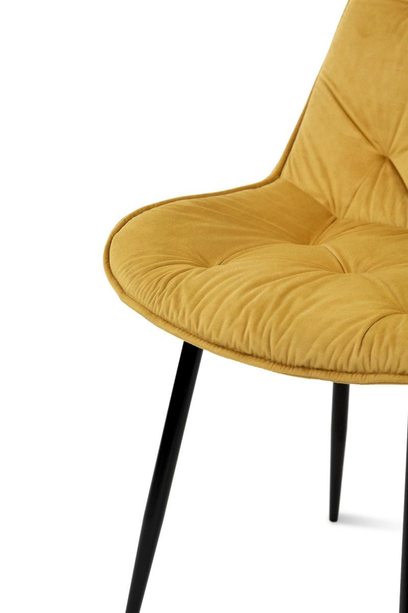 Стілець кухонний Мікс Меблі Прадо Білий/Велюр/Карі - фото 9 Стілець кухонний Мікс Меблі Прадо Білий/Велюр/Карі - фото 9