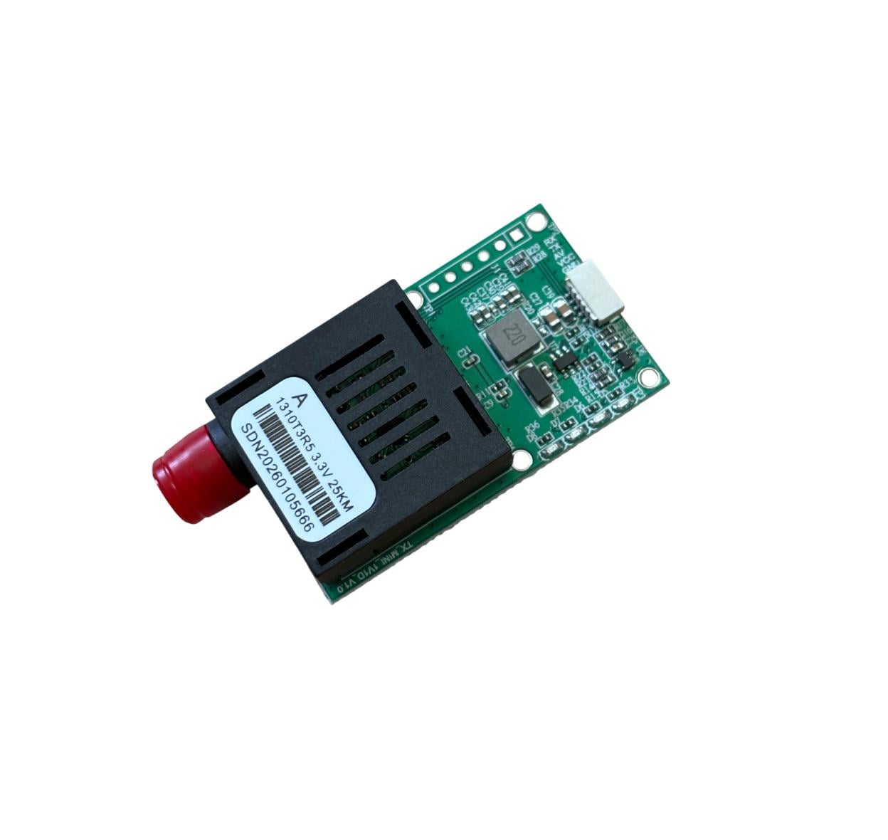 Медіаконвертер для FPV дронів NVOC TX UART +відео в оптоволокно 20 км FC/UPC одномодовий 5-26V (00-00027495)