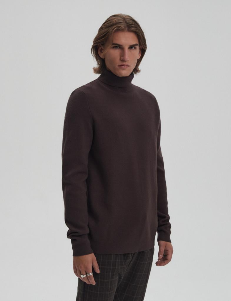 Светр чоловічий Diverse DRAMA L Темно-коричневий (5902598936103)