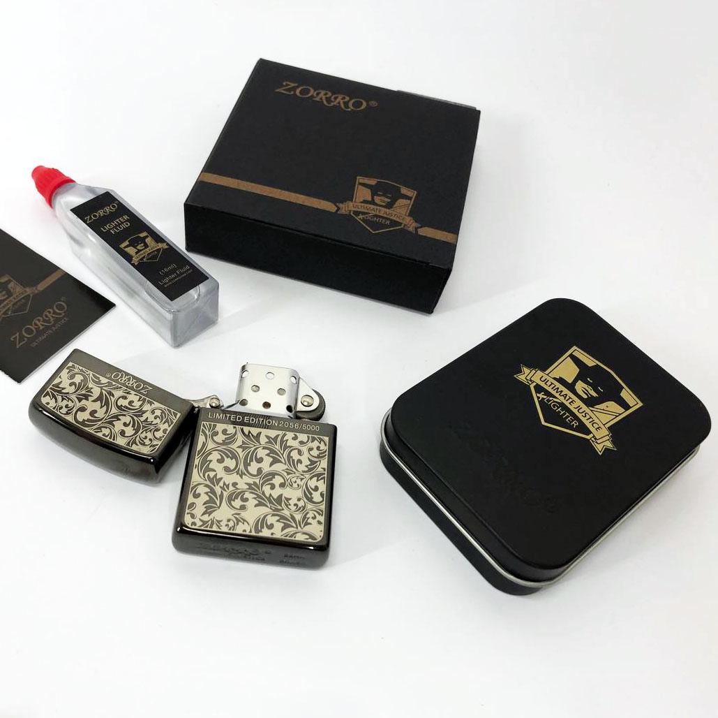 Набор для зажигалки бензиновая Zorro HL-299 Серый (310888) - фото 7 Набор для зажигалки бензиновая Zorro HL-299 Серый (310888) - фото 7