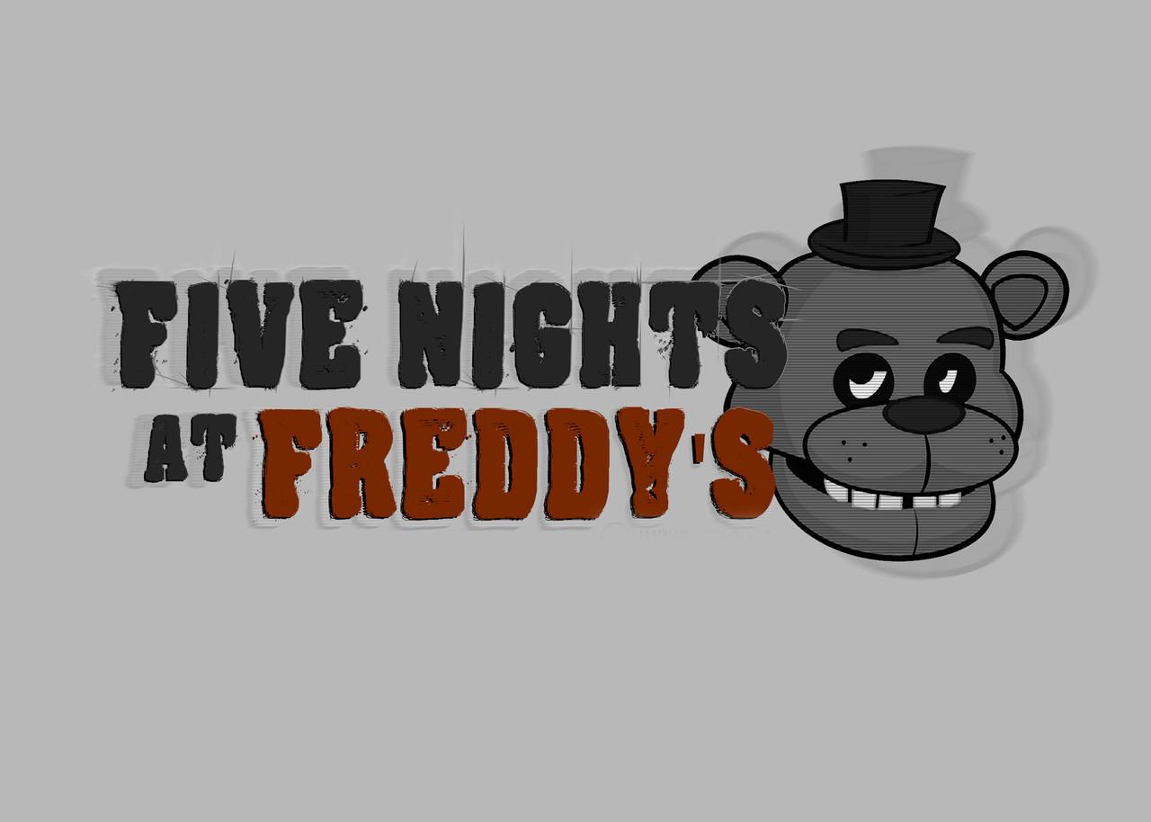 Картина постер Gee! Five Nights at Freddys Пять Ночей с Фредди лого 60х40 см FN 09.029