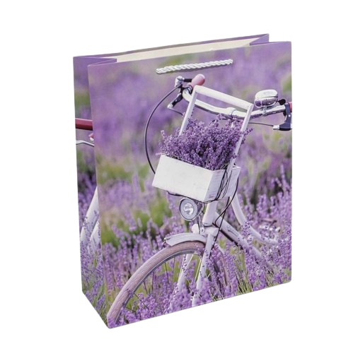 Пакет подарунковий паперовий Lavender Stenson WW02812-S 18x23x10 см (586032)