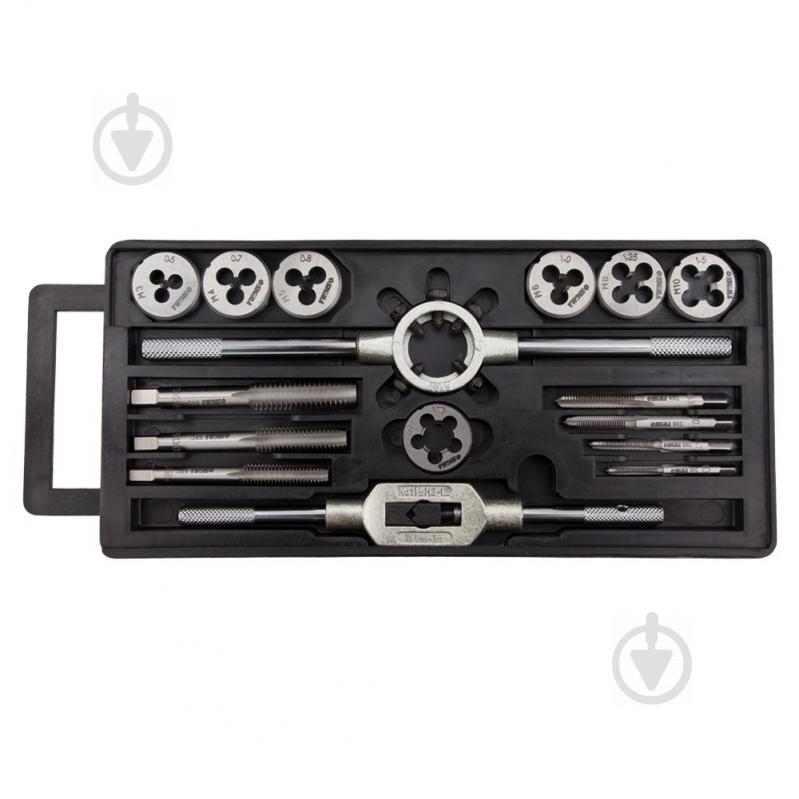 Набор плашек и метчиков 16 предметов (пластиковый кейс) SIGMA (1641111)