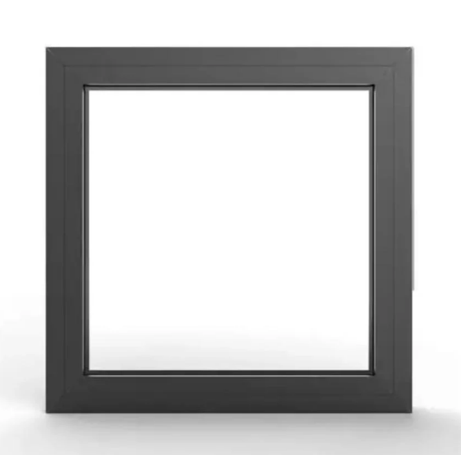 Окно пластиковое глухое Steko ПВХ двухкамерный стеклопакет 70/900x900 мм Антрацит (32173142) Окно пластиковое глухое Steko ПВХ двухкамерный стеклопакет 70/900x900 мм Антрацит (32173142)