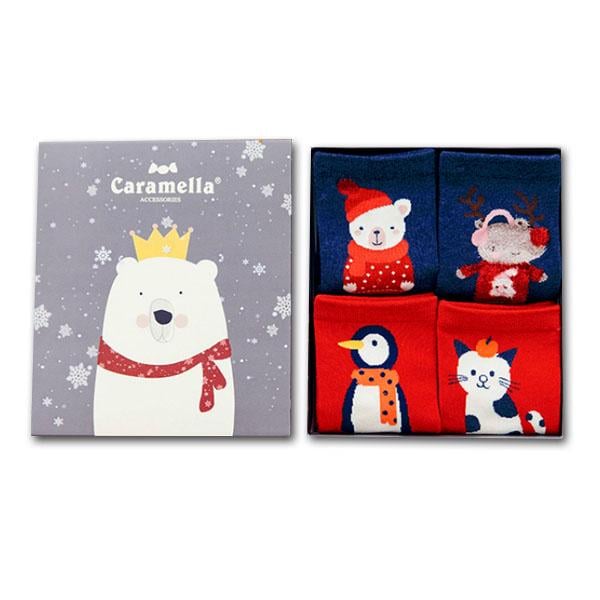 Набір дитячих шкарпеток Caramella Bear 4 пари р. 16-18 см (CA-13)