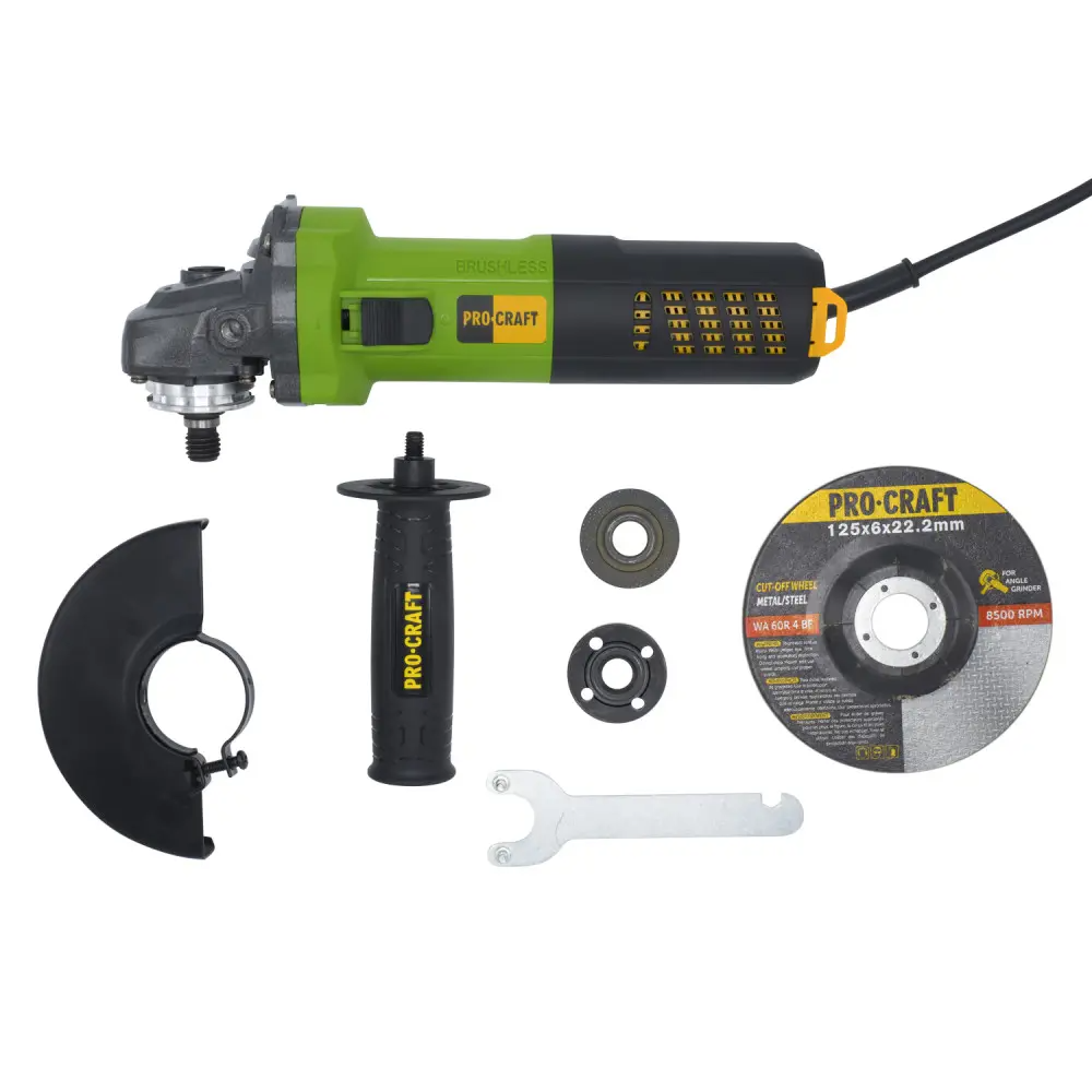 Углошлифовальная машина болгарка бесщеточная ProСraft PW1550 125 мм 850 Вт - фото 7