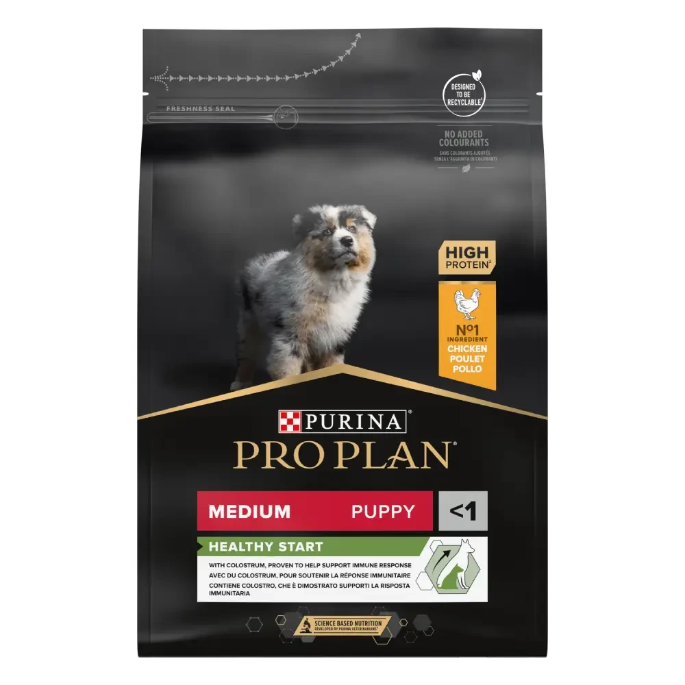 Сухой корм для щенков и молодых собак Pro Plan Puppy Medium курица 3 кг (7613035114869)