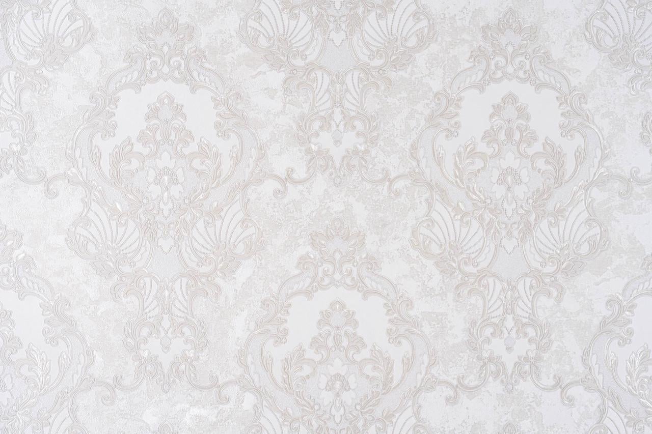 Обои флизелиновые LeGrand Platinum Лорд 8749-06 Декор винил горячего тиснения 1,06х10,05 м Белый