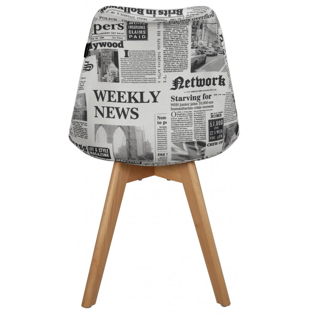 Стул для кухни обеденный Bonro B-487 FB с текстом (47000045) - фото 5