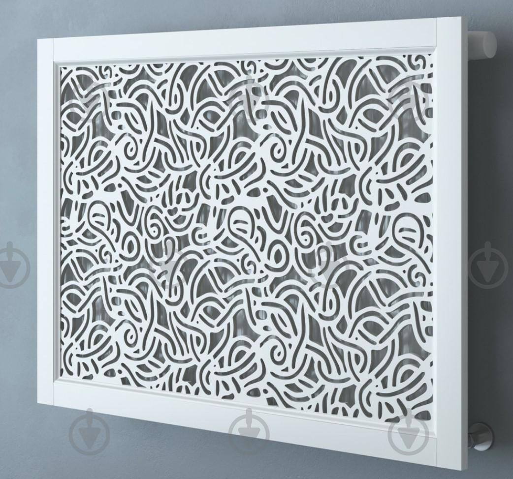 Экран-решетка декоративная на батарею отопления R71-F70 Белый (26241154)