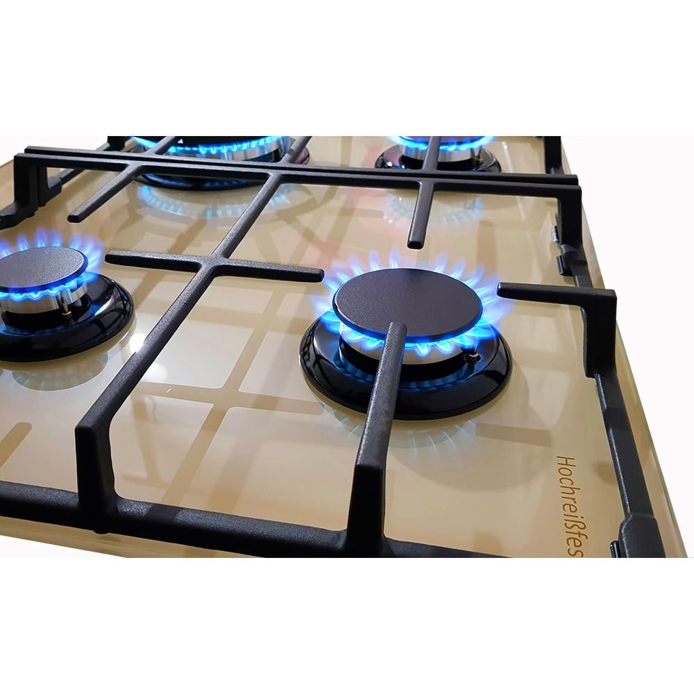 Комплект вбудовуваної техніки Luxor Qualitat BG Kup Газова поверхня Luxor RG 740 BG Kup з каменем для піци (30284418) - фото 26 Комплект вбудовуваної техніки Luxor Qualitat BG Kup Газова поверхня Luxor RG 740 BG Kup з каменем для піци (30284418) - фото 26