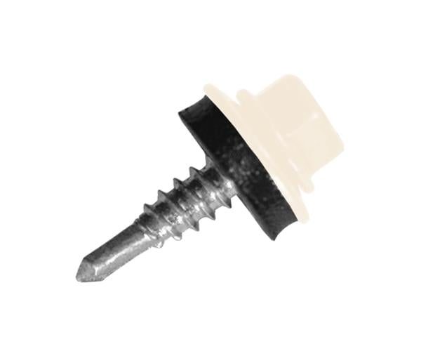 Саморез кровельный по металлу с шайбой EPDM MAXPRO 4,8х19 мм 250 шт. RAL-1015 (SDSM-48191015) - фото 1 Саморез кровельный по металлу с шайбой EPDM MAXPRO 4,8х19 мм 250 шт. RAL-1015 (SDSM-48191015) - фото 1