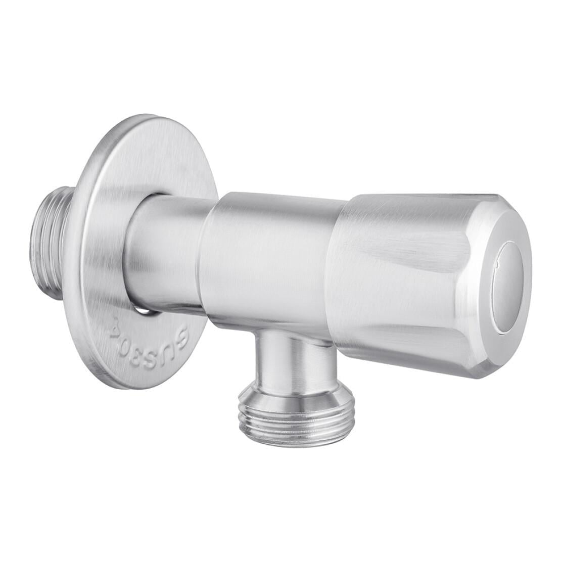 Кран приборный Kroner KRP Edelstahl Klassisch ESG101 1/2"х1/2" НН (CV022974)