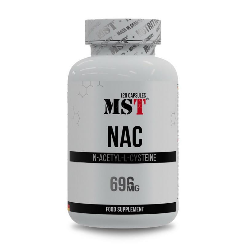 Добавка NAC MST N-ацетилцистеин 696 mg 120 капс.