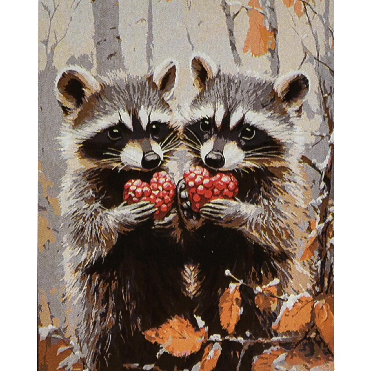 Картина по номерам Strateg Премиум Енотики 30х40 см (SS1219)