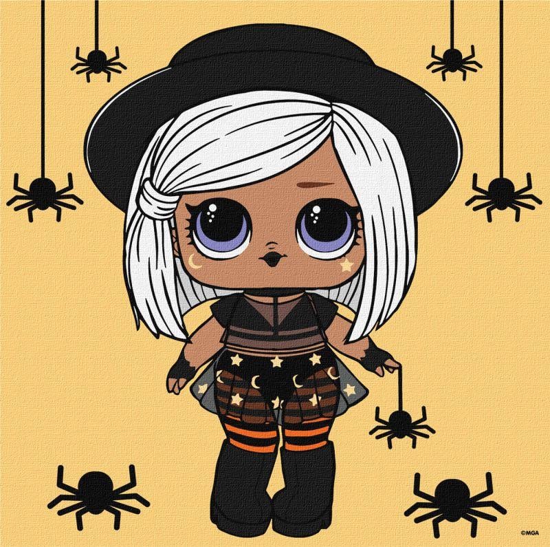 Картина за номерами Ideyka для дітей L.O.L. Surprise! Witchay Babay 25х25 см (2824290412)