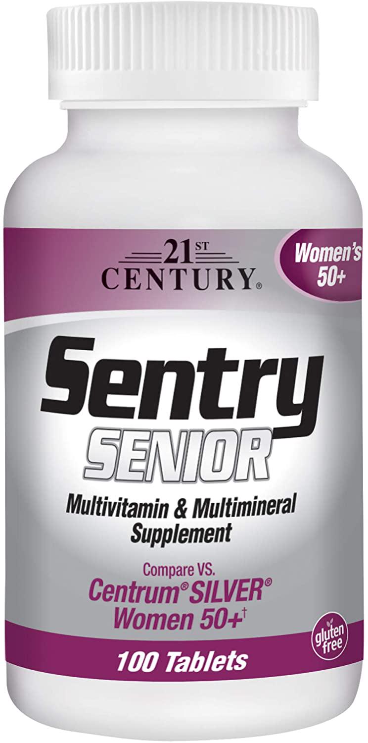 Комплекс витаминно-минеральный 21st Century Sentry Senior Women 50Multivitamin & Multimineral Supplement для женщин 100 Tablets - фото 1