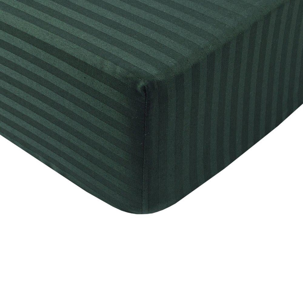 Простыня Iris Home Отель сатин страйп 1х1 100х200 см х20 см на резинке (13076629) Простыня Iris Home Отель сатин страйп 1х1 100х200 см х20 см на резинке (13076629)