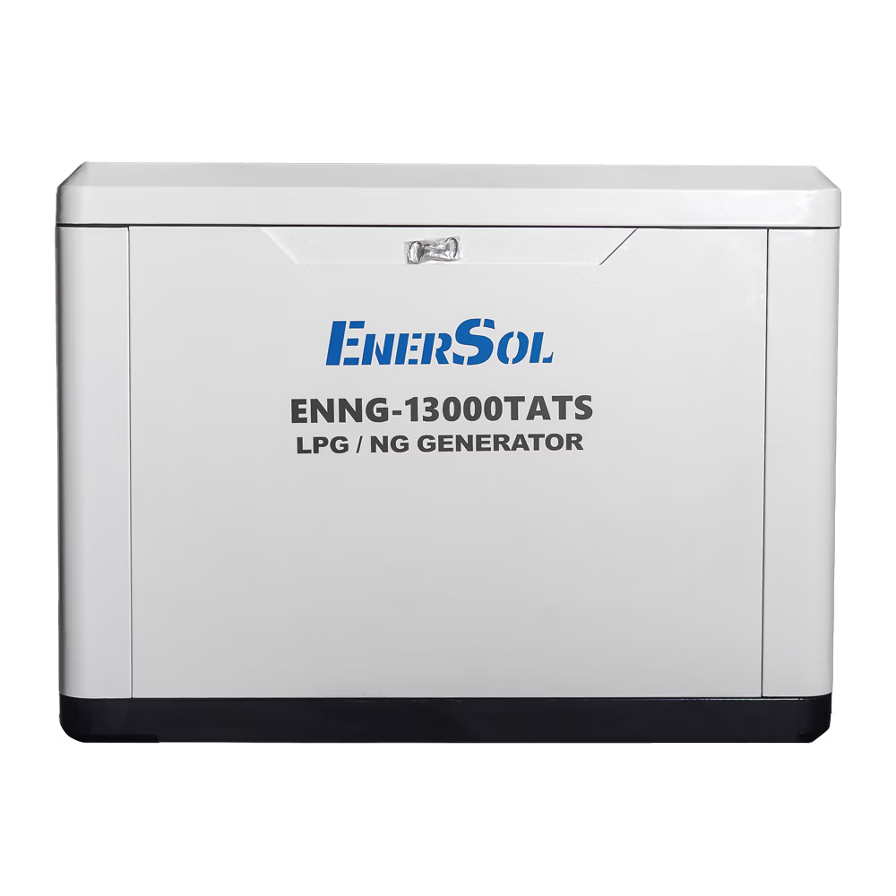 Генератор газовий EnerSol ENNG-13000TATS 400В 13 кВт з електростартером White (38473464)