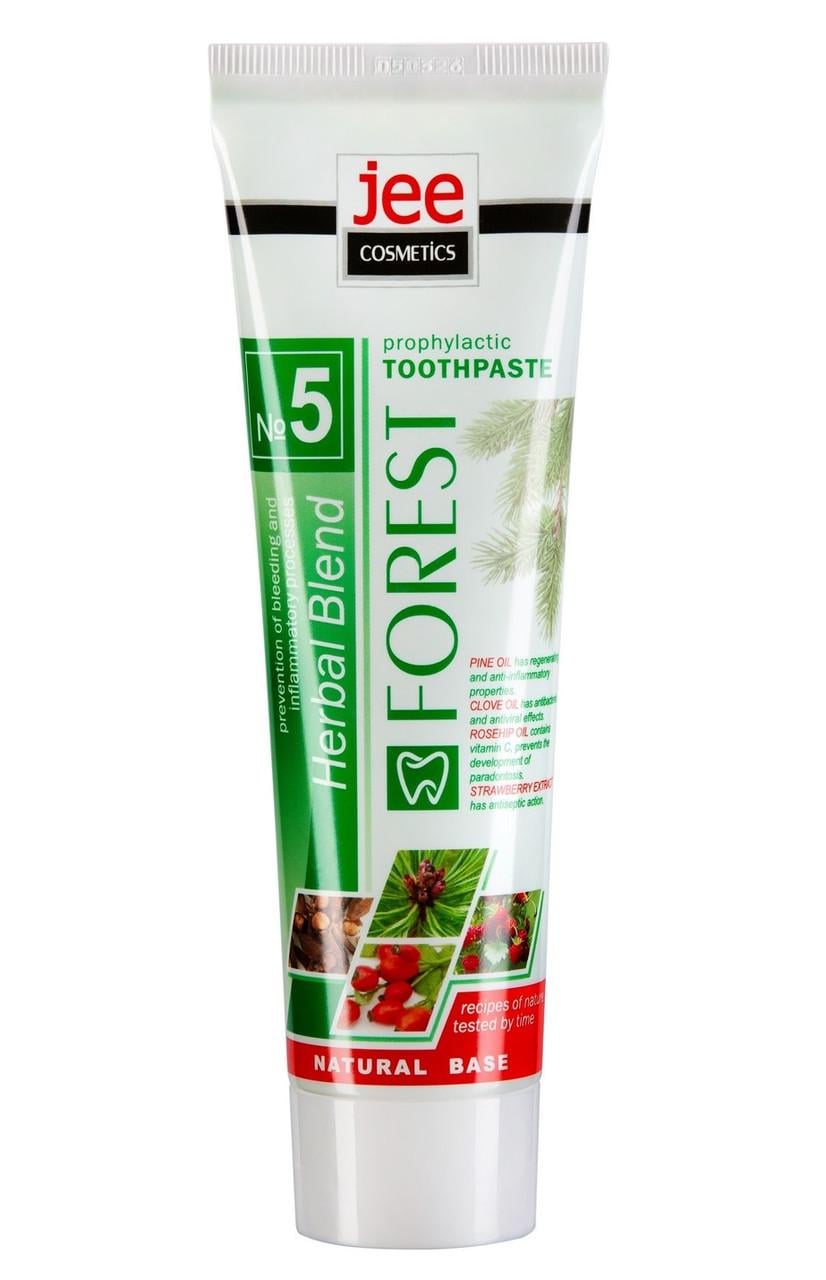 Зубная паста Jee Cosmetics Лесная Лечебный сбор №5 100 мл
