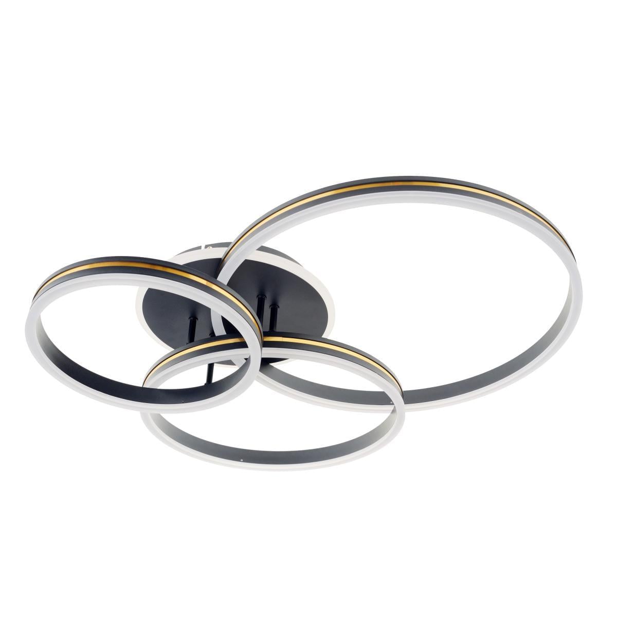 Люстра Brille WBL-54C/3 87 W BK/G