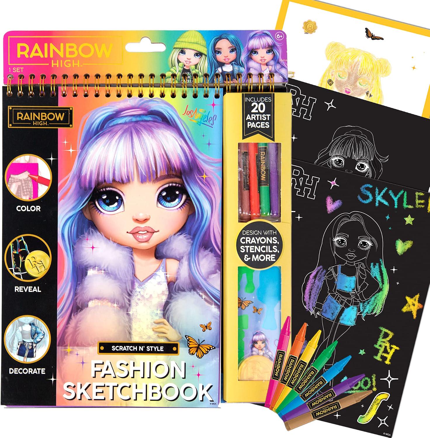 Альбом для творчества Rainbow High скретчбук (210933)