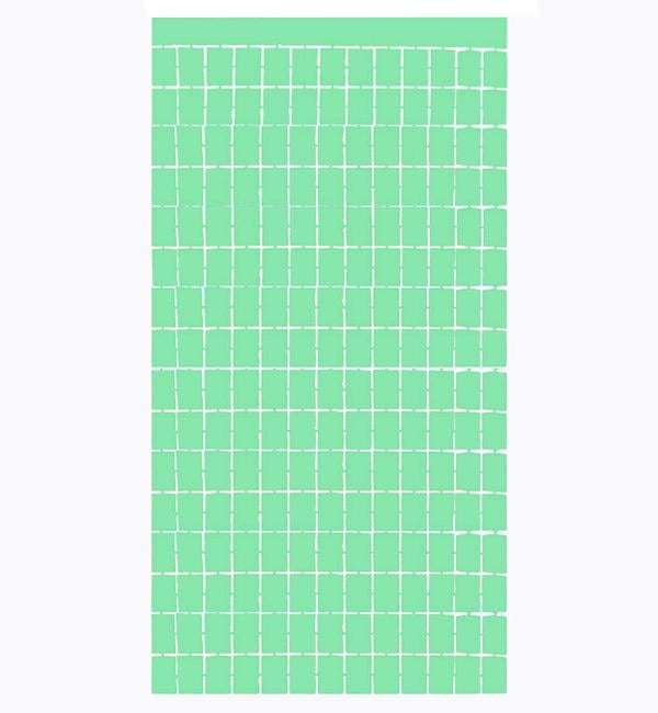 Занавес квадрат для фотозоны 2х1 м Мятный