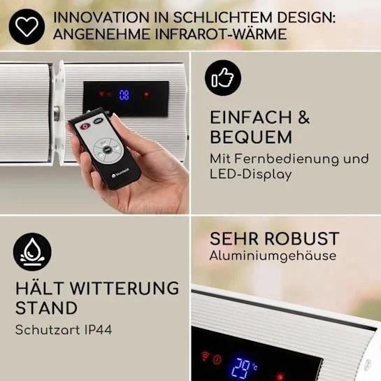 Інфрачервоний обігрівач Blumfeldt Blumfeldt Cosmic Beam Plus XXL (10033699) - фото 4 Інфрачервоний обігрівач Blumfeldt Blumfeldt Cosmic Beam Plus XXL (10033699) - фото 4