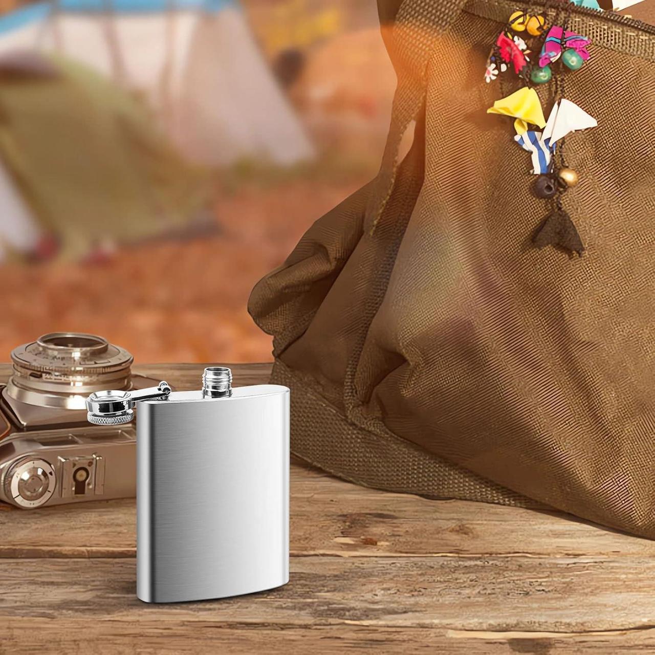 Фляга нержавіюча сталь 250 мл Сірий (Е051571) - фото 3